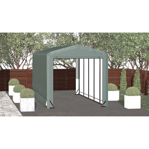 Shelterlogic ShelterTube Wind and Snow-Load Rated Garage, 10x23x10 Green SQAACC0104C01002310 - main